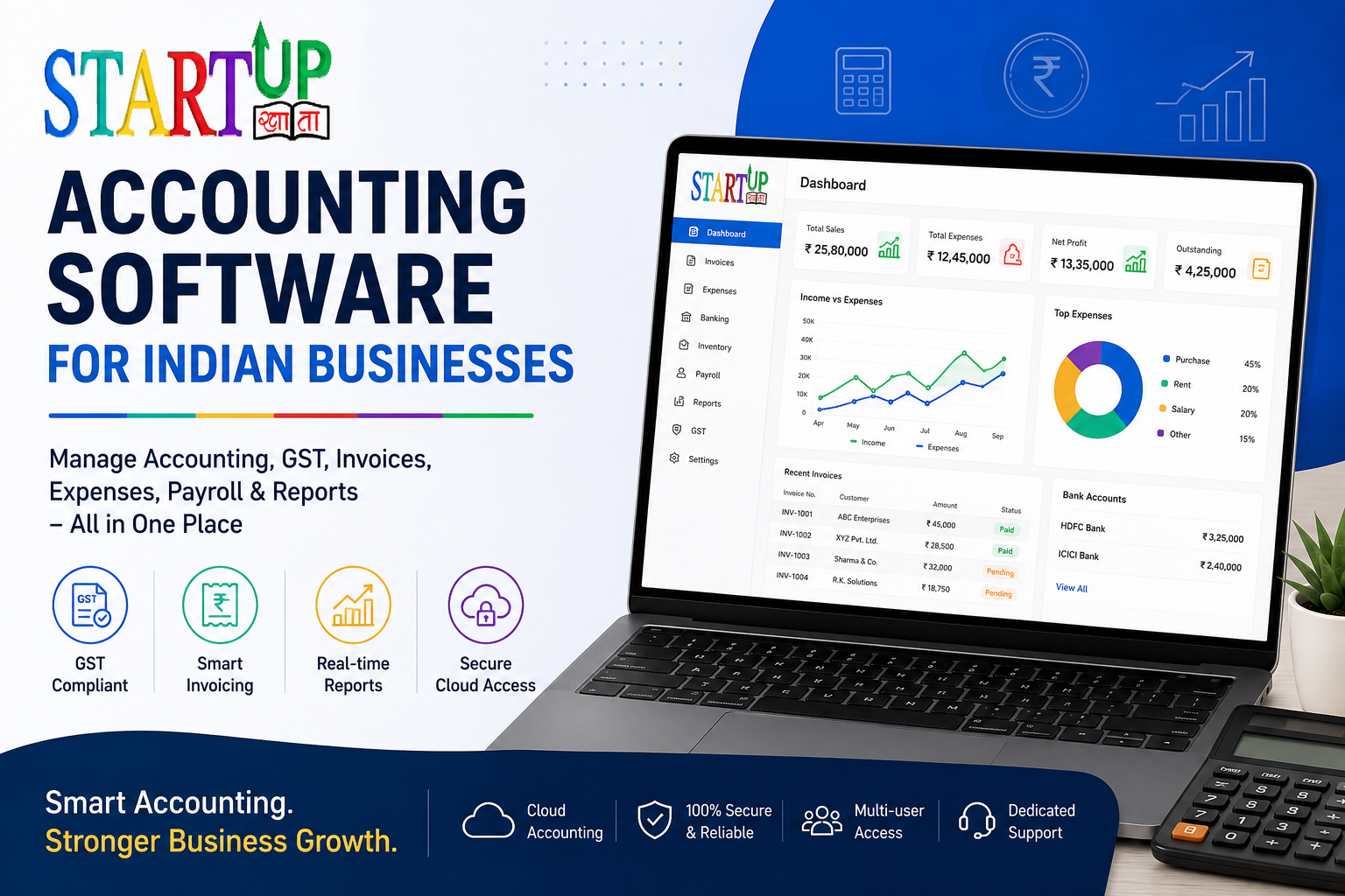 Best Accounting Software for Indian Businesses By Startupkhata